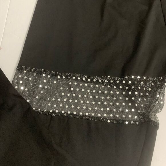 Bling Mesh Panel Leggings - Picture 5 of 5